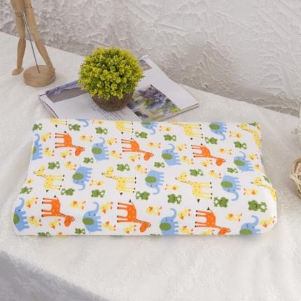 91家纺网 家纺一手货源 找家纺 枕之坊 2021新款儿童全棉卡通乳胶枕 动物乐园