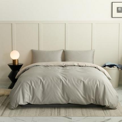 91家纺网 家纺一手货源 找家纺 （总）涞澳 2021新款全棉隐形拉链双拼款四件套