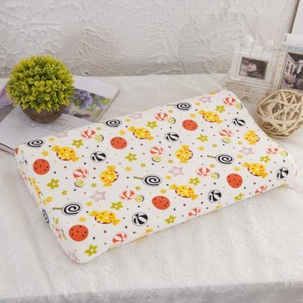 91家纺网 家纺一手货源 找家纺 枕之坊 2021新款儿童全棉卡通乳胶枕 糖果小号