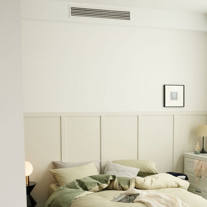 91家纺网 家纺一手货源 找家纺 涞澳 2021新款全棉隐形拉链双拼款四件套 果青