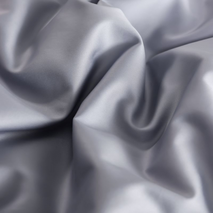 91家纺网 家纺一手货源 找家纺 涞澳 2021新款全棉隐形拉链双拼款四件套 银芋