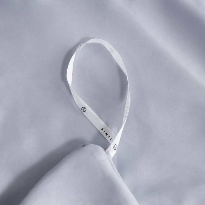 91家纺网 家纺一手货源 找家纺 涞澳 2021新款全棉隐形拉链双拼款四件套 银芋