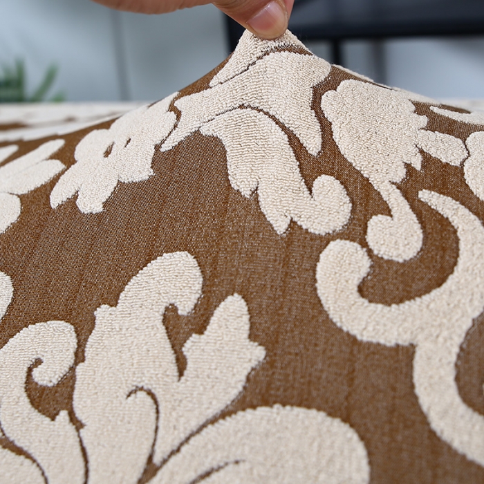 91家纺网 家纺一手货源 找家纺 兴妮雅家纺 2021新款浮雕款换鞋凳套 浮雕款金黄