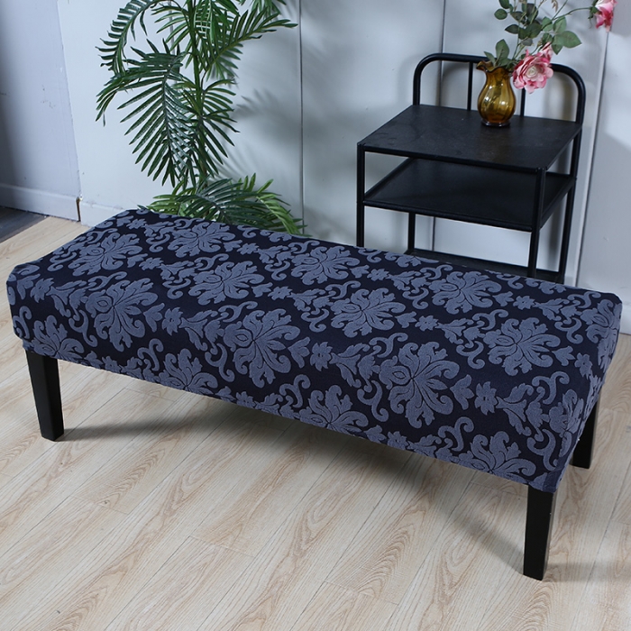 91家纺网 家纺一手货源 找家纺 兴妮雅家纺 2021新款浮雕款换鞋凳套 浮雕款深灰