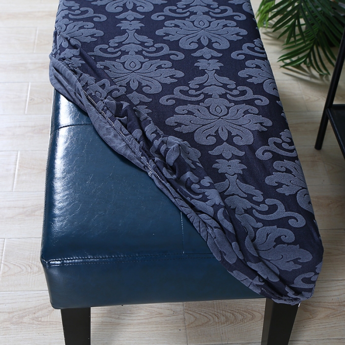 91家纺网 家纺一手货源 找家纺 兴妮雅家纺 2021新款浮雕款换鞋凳套 浮雕款深灰