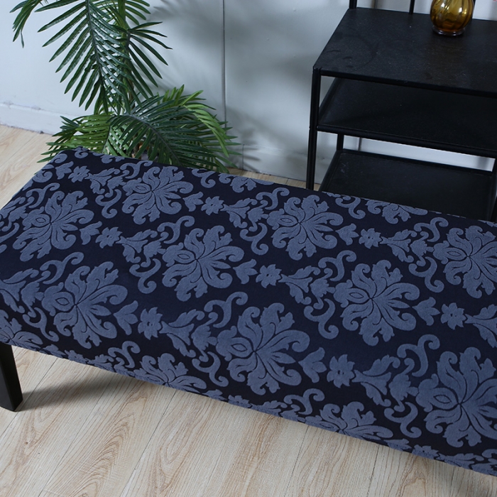 91家纺网 家纺一手货源 找家纺 兴妮雅家纺 2021新款浮雕款换鞋凳套 浮雕款深灰