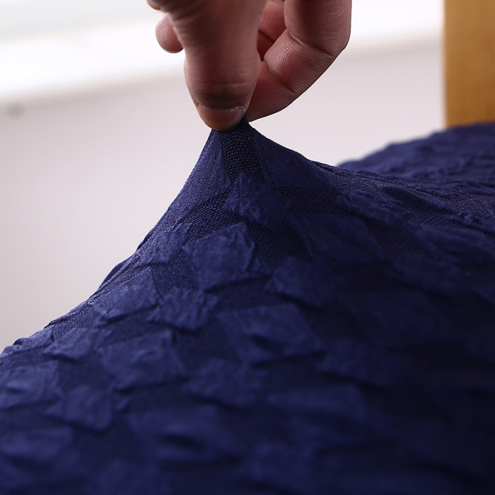 91家纺网 家纺一手货源 找家纺 兴妮雅家纺 2021新款日式方块坐垫套 藏蓝