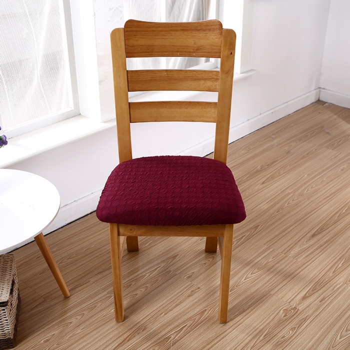 91家纺网 家纺一手货源 找家纺 兴妮雅家纺 2021新款日式方块坐垫套 酒红