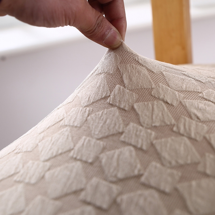 91家纺网 家纺一手货源 找家纺 兴妮雅家纺 2021新款日式方块坐垫套 米色