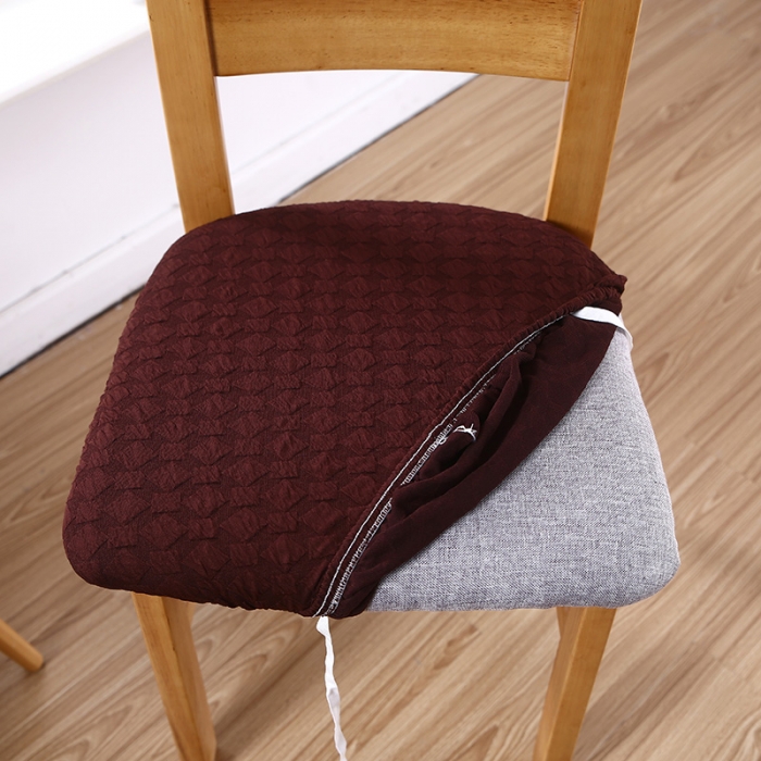 91家纺网 家纺一手货源 找家纺 兴妮雅家纺 2021新款日式方块坐垫套 咖啡