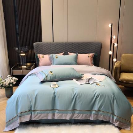 91家纺网 家纺一手货源 找家纺 （总）涞澳 2021新款100支工艺四件套-骑士