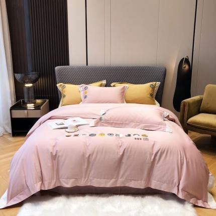 91家纺网 家纺一手货源 找家纺 （总）涞澳 2021新款100支工艺四件套-印象