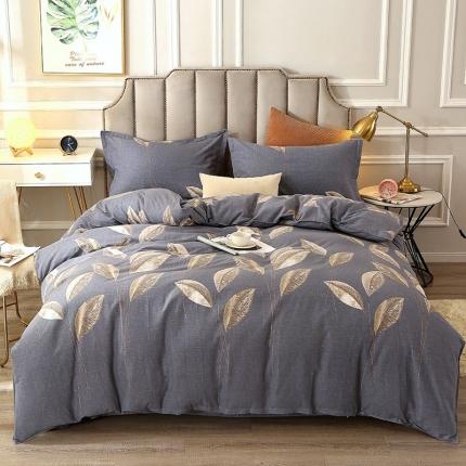 91家纺网 家纺一手货源 找家纺 总-2024加厚全棉磨毛四件套 活性印花纯棉床单床笠款多规格