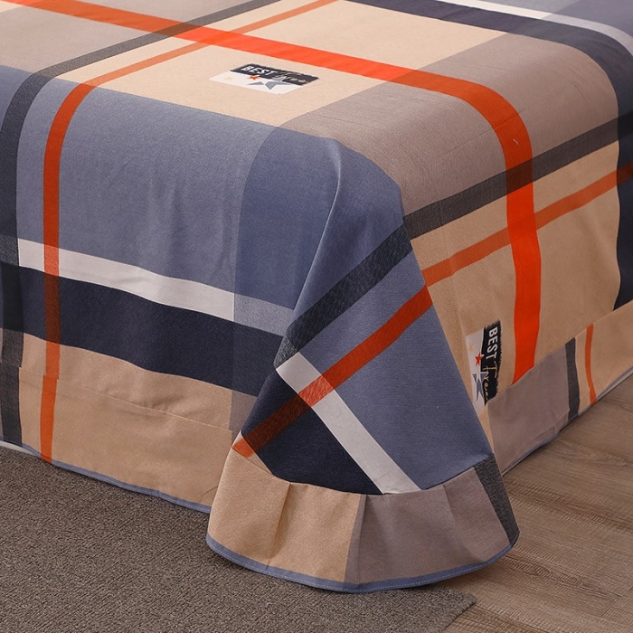 91家纺网 家纺一手货源 找家纺 总-2024新款加厚全棉磨毛床单单品被单活性印花纯棉磨毛床单