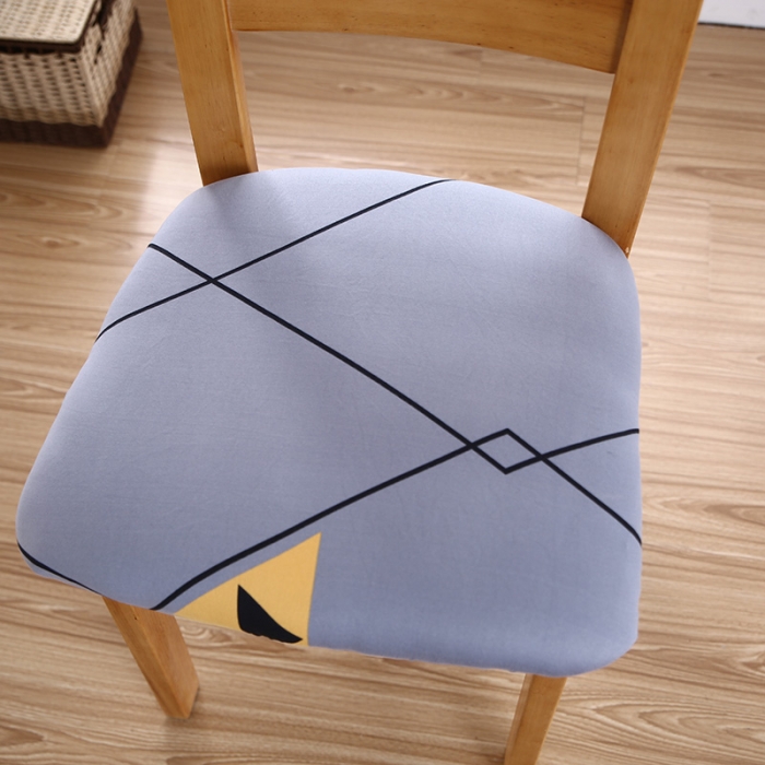 91家纺网 家纺一手货源 找家纺 兴妮雅家纺 2021新款四季椅子坐垫套 都市节拍（灰）