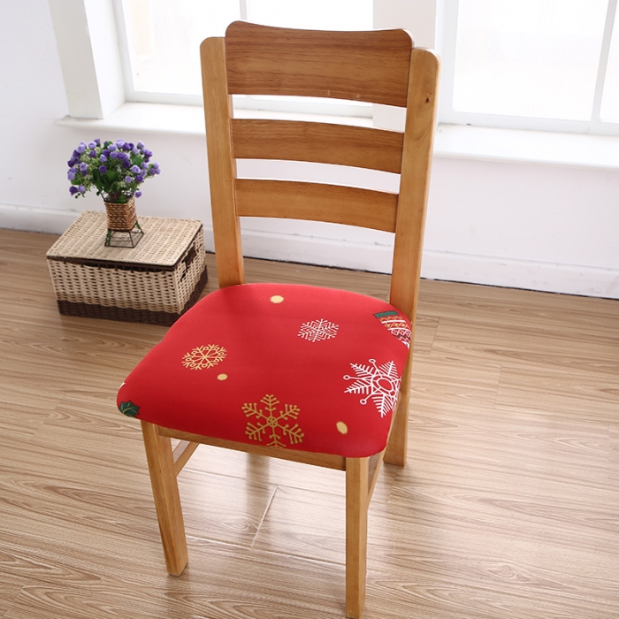 91家纺网 家纺一手货源 找家纺 兴妮雅家纺 2021新款四季椅子坐垫套 红色小鹿