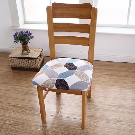 兴妮雅家纺 2021新款四季椅子坐垫套 色彩几何
