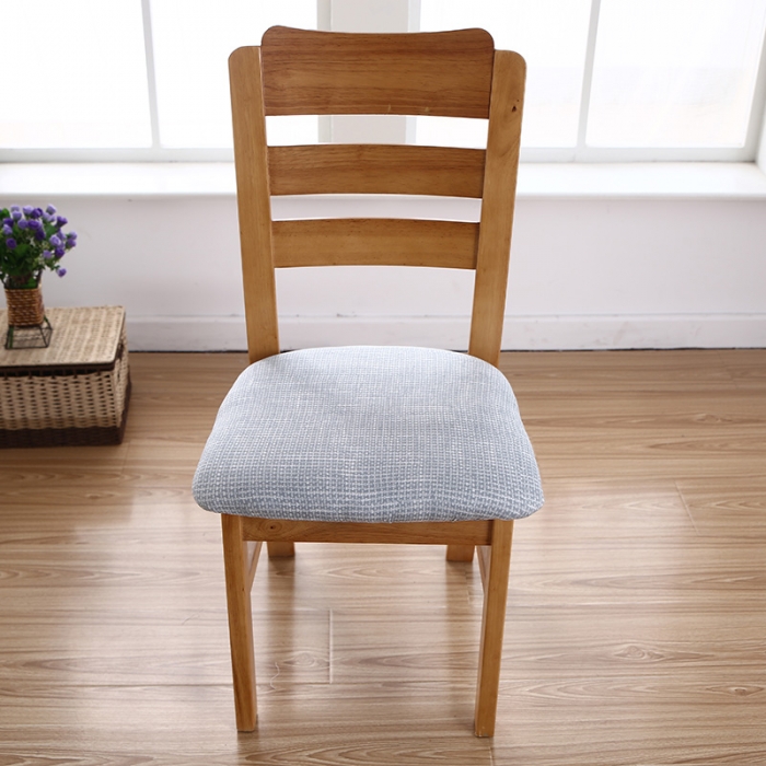 91家纺网 家纺一手货源 找家纺 兴妮雅家纺 2021新款四季椅子坐垫套 亚麻（灰)