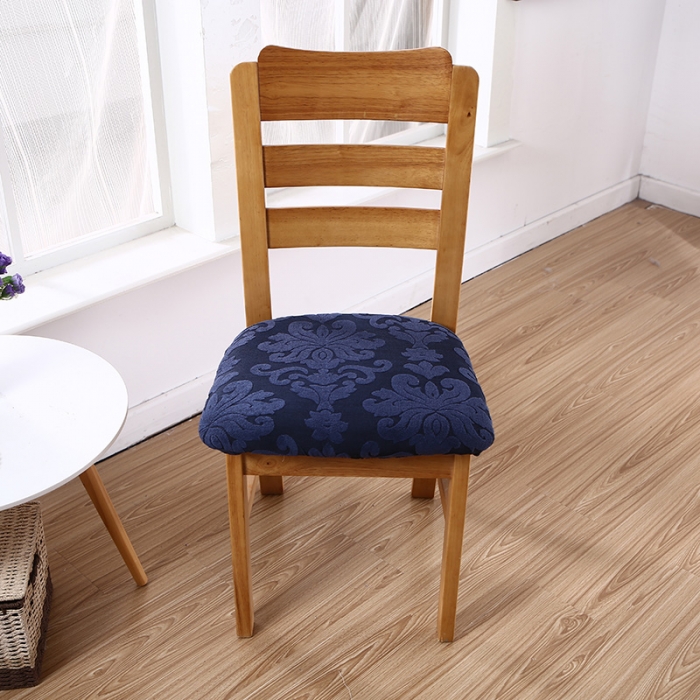 91家纺网 家纺一手货源 找家纺 兴妮雅家纺 2021新款提花坐垫套 提花藏蓝