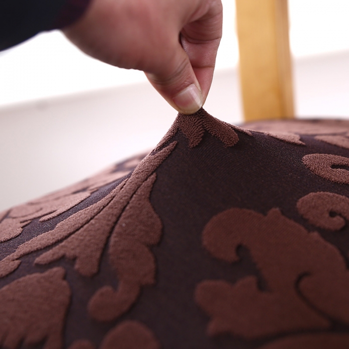 91家纺网 家纺一手货源 找家纺 兴妮雅家纺 2021新款提花坐垫套 提花咖啡