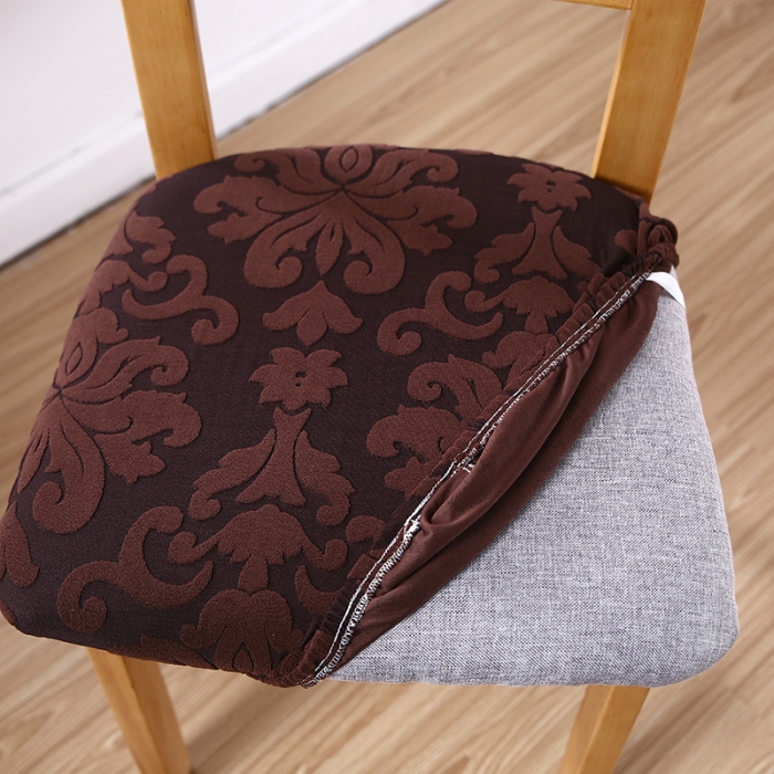 91家纺网 家纺一手货源 找家纺 兴妮雅家纺 2021新款提花坐垫套 提花咖啡