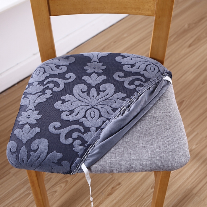 91家纺网 家纺一手货源 找家纺 兴妮雅家纺 2021新款提花坐垫套 提花深灰