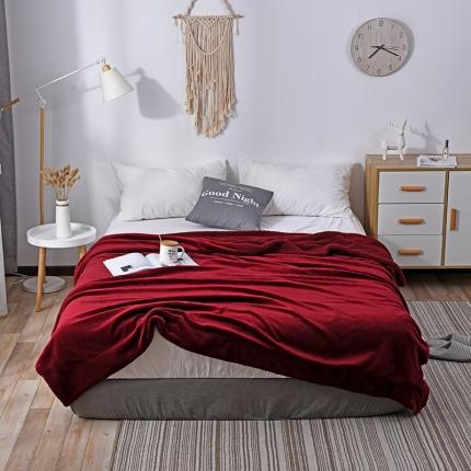 91家纺网 家纺一手货源 找家纺 秋冬季加厚保暖羊羔绒毛毯马卡龙法兰绒盖毯外贸跨境牛奶绒毯子