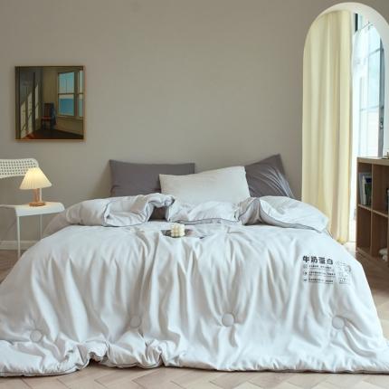 91家纺网 家纺一手货源 找家纺 （总）木堇 2021新款牛奶蛋白大豆纤维被春秋被冬被被子被芯