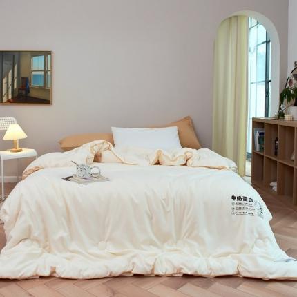 91家纺网 家纺一手货源 找家纺 （总）木堇 2021新款牛奶蛋白大豆纤维被春秋被冬被被子被芯