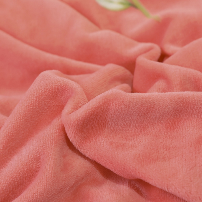 91家纺网 家纺一手货源 找家纺 情煊家纺 2021新款牛奶绒被单 木棉花开