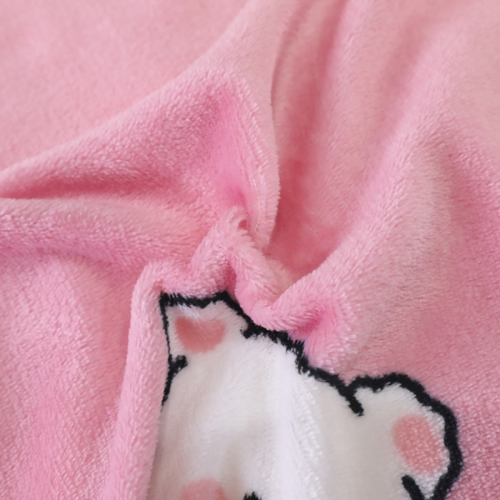 91家纺网 家纺一手货源 找家纺 情煊家纺 2021新款牛奶绒被单 元气少女