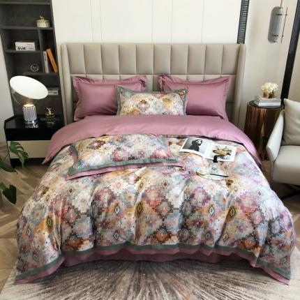 涞澳 2021新款100支数码印花四件套 卡莎