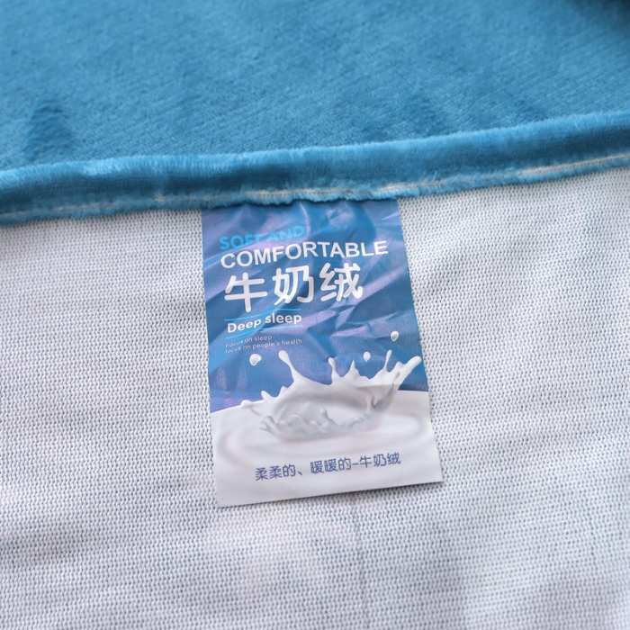 91家纺网 家纺一手货源 找家纺 情煊家纺 2021新款牛奶绒单被套 炫彩