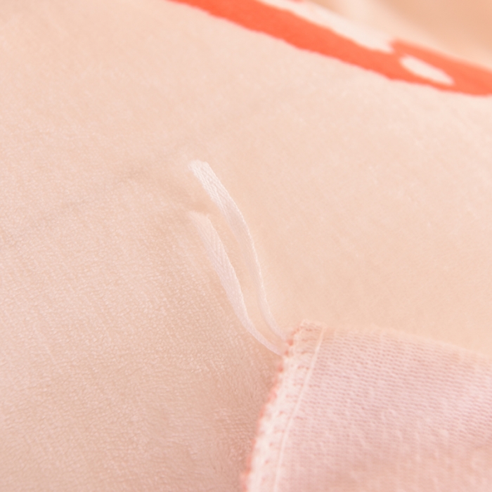 91家纺网 家纺一手货源 找家纺 眠博士 2021新款印花款多功能毛毯单被套草莓熊