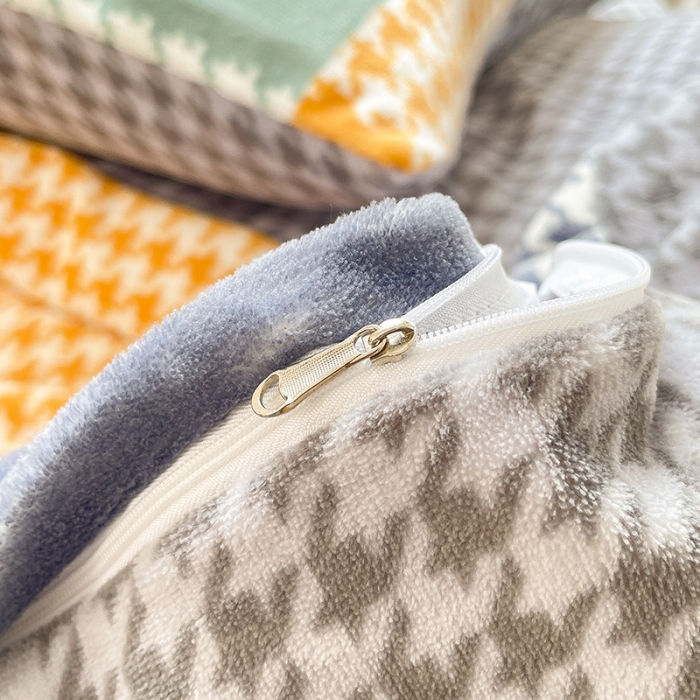 91家纺网 家纺一手货源 找家纺 安哆啦 2021新款220g牛奶绒简约款四件套 夜办