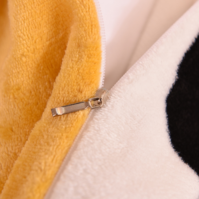 91家纺网 家纺一手货源 找家纺 眠博士 2021新款印花款多功能毛毯单被套奶牛宝贝