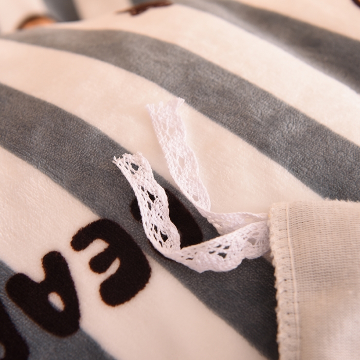 91家纺网 家纺一手货源 找家纺 眠博士 2021新款印花款多功能毛毯单被套特工熊