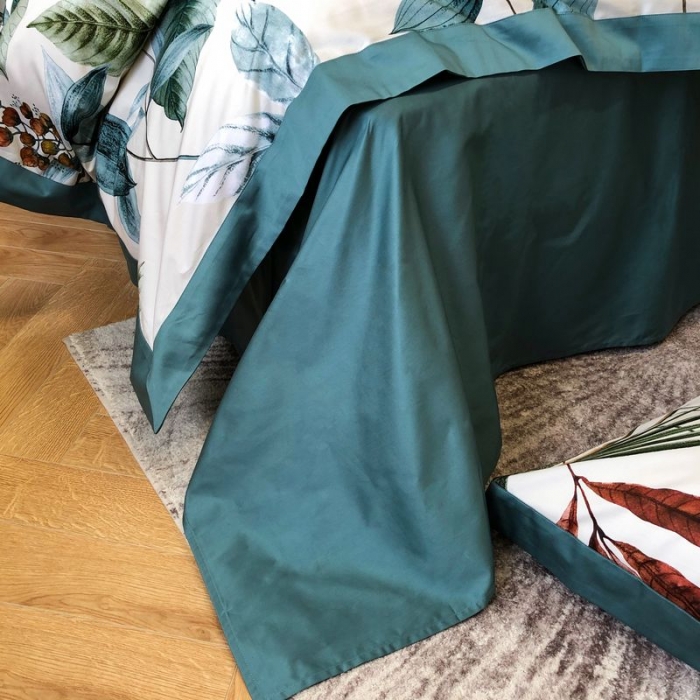 91家纺网 家纺一手货源 找家纺 涞澳 2021新款100支数码印花四件套 穗禾