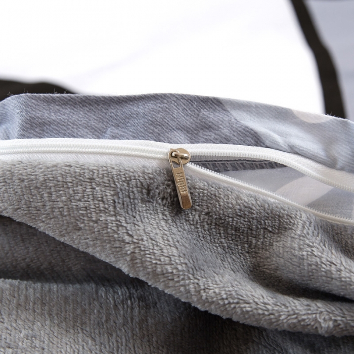 91家纺网 家纺一手货源 找家纺 涵宸2021新款绒-A棉大版B绒系列四件套 欢乐玩伴