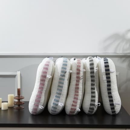 91家纺网 家纺一手货源 找家纺 （总）麦肯锡家居 2021新款SPA按摩枕枕芯 深蓝