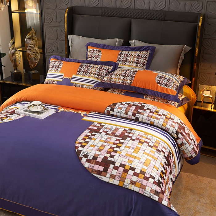 91家纺网 家纺一手货源 找家纺 2025新款数码印花加厚水晶绒法莱绒四件套牛奶宝宝雕花 梦幻巴黎