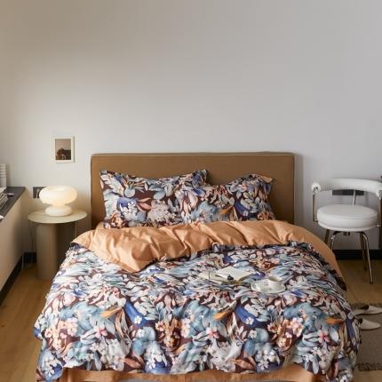 91家纺网 家纺一手货源 找家纺 （总）优然居 2021新款60支数码印花宽边四件套