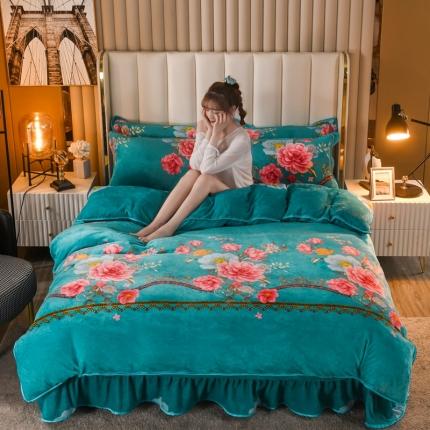 91家纺网 家纺一手货源 找家纺 （总）爱洛家纺2021新款金貂绒四件套