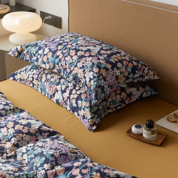 91家纺网 家纺一手货源 找家纺 （总）优然居 2021新款60支数码印花宽边四件套