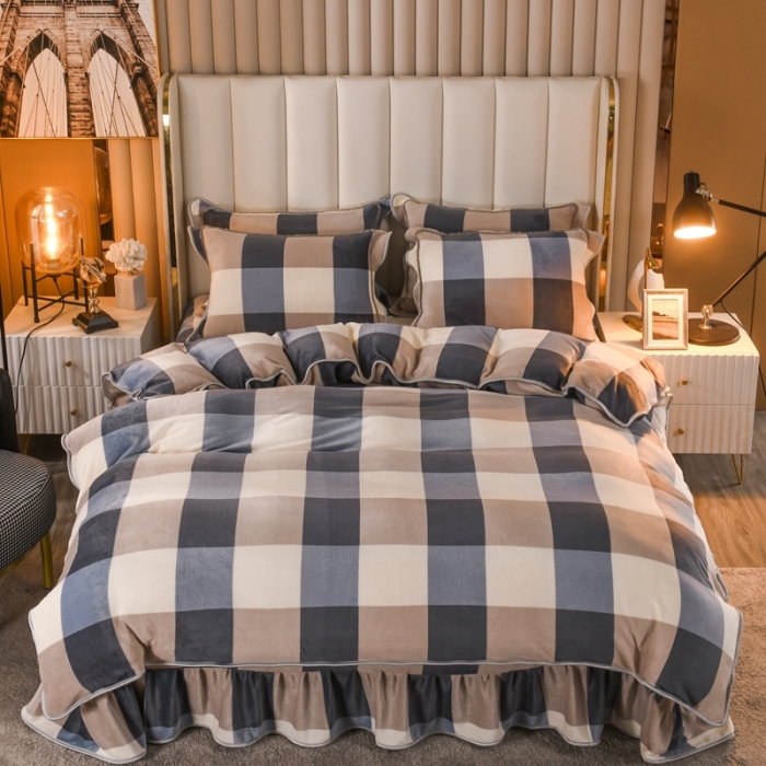 91家纺网 家纺一手货源 找家纺 （总）爱洛家纺2021新款金貂绒四件套