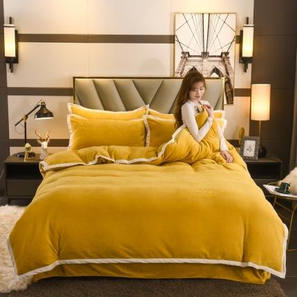 91家纺网 家纺一手货源 找家纺 （总）爱洛家纺2021新款牛奶绒四件套