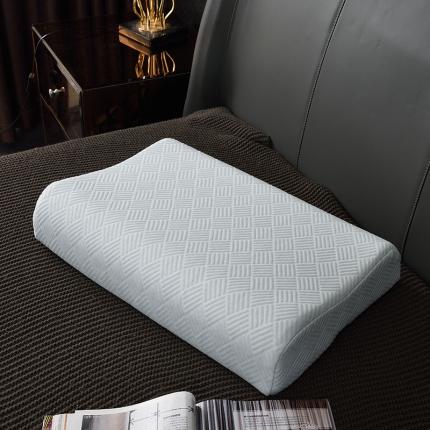 91家纺网 家纺一手货源 找家纺 （总）枕之坊 2021全棉简格乳胶枕40×60×10/12