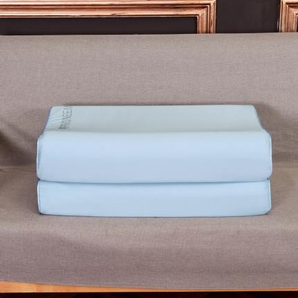 枕之坊 2021新款玻尿酸亲肤乳胶枕40×60cm 宝石蓝