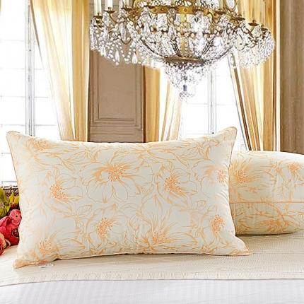 枕之坊 2021新款凤尾花枕 橙黄