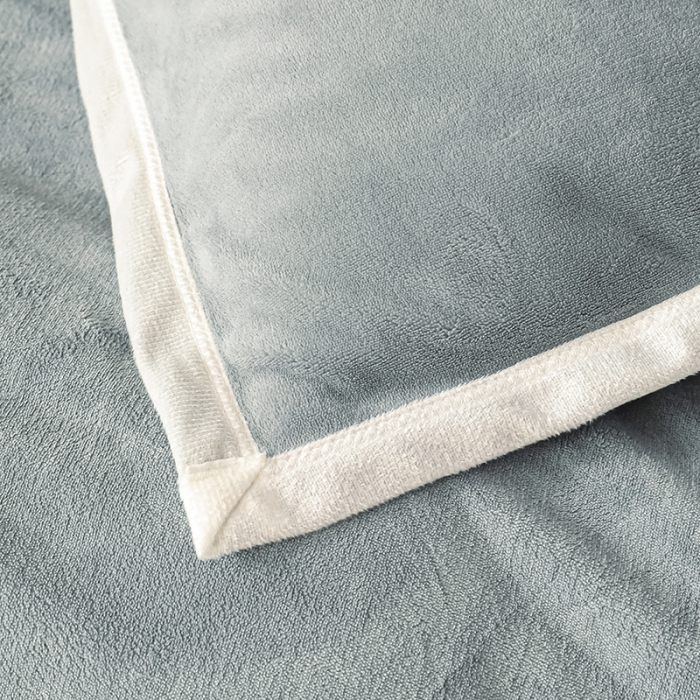 91家纺网 家纺一手货源 找家纺 爱洛家纺2021新款牛奶绒四件套 皓星-灰